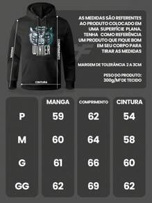 Moletom SPIDER LOVE Casaco Blusa Canguru Manga Longa Malha premium