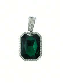 1 Set Ruby Alloy Pendant, Ruby Bracelet, Red Watch, Men's Personalized Necklace Set, Elegant Gift Set For Men - Gemstone Pendant Necklace Set - View 26