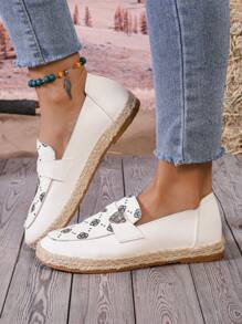 New Style Low-Top Round Toe Slip-On Flats, Versatile Minimalist Round Toe Loafers Casual Shoes