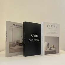 Set de 3 libros decorativos plegables, adornos de estilo sencillo para decoración de habitación, el mejor regalo - Multicolor - Ver 3