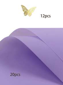 20 piezas de papel para envolver flores, papel de embalaje para ramos, papel artesanal impermeable ideal para ramos, floristerías, bodas, cumpleaños, fiestas, graduaciones - Negro - Ver 16