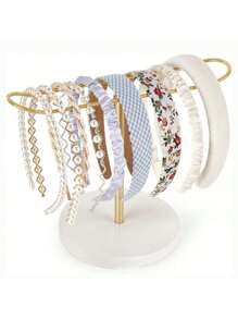 Kopfband Organizer Metall 1/2/3 Ebenen Haarreif Ständer Kopfband Organizer Aufbewahrung für Haargummis, Accessoires, Armbänder, Schlafzimmer, Studentenwohnheim Dekoration für Mädchen und Frauen, Gender Reveal Party, perfekt für Geburtstage, Hochzeiten, Partys, das perfekte Geschenk für Kollegen, Freunde und Familie, Schulanfang