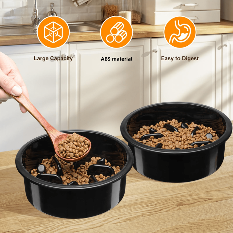 Anti-Choking Slow Feeder Dog Lover And Dog Mom Love Bowl, Promotes Healthy Digestion, Easy Cleaning, Suitable For Medium & Large Breed Dog Lover And Dog Mom Loves - Multicolor - View 5