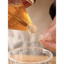 Durable Syrup Dispenser, For Diluting Honey, Also Perfect For Olive Oil, Honey, Syrup, Sauce Distribution, Multifunctional Honey Jar, Glass Honey Dispenser, Dessert Dispenser. - 透明的 - 查看 5