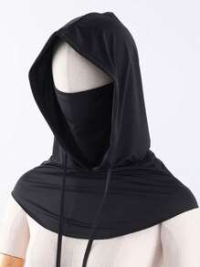 1 pièce Cagoule de protection UV en soie de glace unisexe - Cache-cou respirant sans couture et réglable, convient pour le cyclisme, la moto, la pêche, les sports de plein air - Voile de visage pour femmes, vacances, voyages - Multicolore - Voir 2