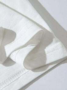 Women's Oversized T-Shirt BOCA CEREJA 100% Cotton Blouse - White - View 3