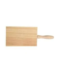 1piece Wooden Friction Board Italian Tool Dough Board Baking Striped Shape Mold Spiral Chewing Board