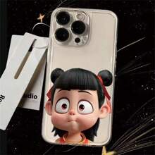 كفر هاتف سيليكون شفاف رومانسي فني إبداعي عالي الجودة متوافق مع هواتف أيفون 16 برو ماكس، أيفون 15 برو ماكس، أيفون 14 برو ماكس، أيفون 13 برو ماكس، أيفون 12 برو ماكس، أيفون 11 برو ماكس، أيفون 16 برو، أيفون 15 برو، أيفون 14 برو، أيفون 13 برو، أيفون 12 برو، أيفون 16، أيفون 15، أيفون 14، أيفون 13، أيفون 12، مع طباعة كرتونية لزهرة الإفيليوم الوادن