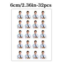 Custom Half-Body Portrait, High Definition Waterproof PVC Material, Can Decorate Work Desk, Laptop, Phone Case, Office Decor & Electronics Sticker - Creative Office & Life Ritual Gadget, Commemoration Sentiment Carrier, Suitable For Gifts And Personal Use