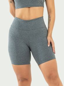 Kit 3 Short Fitness Legging Gym Women - Biru - View 5