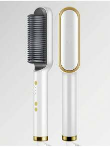 Máy uốn tóc và hỗ trợ tóc đa năng 2 trong 1, sử dụng cả ướt và khô, công nghệ gốm, phích cắm 110V của Hoa Kỳ, lược tạo kiểu tăng dần nhiều nhiệt độ, quà tặng cho nữ, quà tặng Ngày của Mẹ - Xem 10