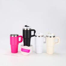 1 件，14 盎司保温杯、迷你保温水瓶、双层真空旅行吸管杯、便携式手柄杯。 - 彩色 - 查看 9
