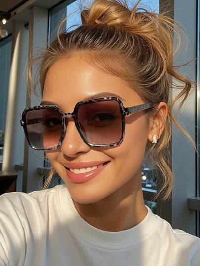 1/3/5 Pairs Unisex Square Sunglasses, Suitable For Street Style, Travel, Sports, Driving, Beach, Festivals, Vacation, Fishing, Outdoor Activities, Golf, Street Style, Driving, Parties, Outings, Hiking