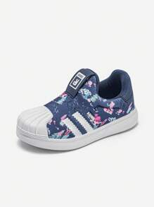 Annil Children's Shoes Boys Girls Shell Head Board Shoes Sneakers Shoes Spring - Blue - View 5