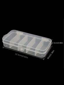 10/5/3/1pc Hair Clip Storage Case, 5 Compartments Box For Hairpins, Makeup Hair Tie, Bobby Pins And Other Hair Accessories Makeup Bag Makeup Bags Makeup Organizer Make Up Organizer Makeup Storage Makeup Pouch Make Up Pouch Travel Essentials Travel Accessories Travel Must Haves Holiday Essentials Holiday Travel Bag