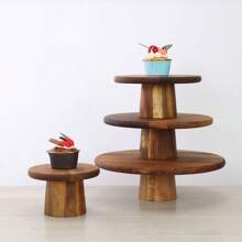 1pc Fruit Cake Display Stand, Tall Pedestal Tray, Afternoon Tea Dessert Platter, Suitable For Restaurant, Birthday, Party Decoration