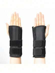 Verstellbare Handgelenkstütze mit Schienen - Doppelte Kompression, atmungsaktiv elastisch für maximale Gelenkstabilität, für Tag und Nacht Gebrauch