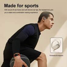 Compact 144-Language Translator Earbuds With Wireless & USB Charging Case - Secure Fit For Travel & Business, Supports Music & Calls - 黑色 - 查看 5