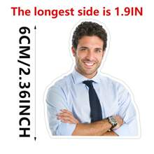 Custom Half-Body Portrait, High Definition Waterproof PVC Material, Can Decorate Work Desk, Laptop, Phone Case, Office Decor & Electronics Sticker - Creative Office & Life Ritual Gadget, Commemoration Sentiment Carrier, Suitable For Gifts And Personal Use
