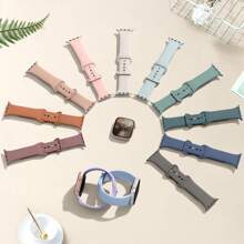 Sport Band For Watch Bands For Women Men 40mm 44mm 38mm 42mm 46mm 41mm 45mm 49mm,Soft Waterproof Silicone Strap Wristbands For Bands Watch Series 10 9 8 7 6 5 4 3/SE 2nd/Ultra 2