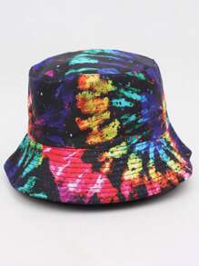 1pc Unisex Painted Graffiti Print Bucket Hat, Versatile Casual Outdoor Bucket Hat Suitable For Everyday Use In Spring And Summer - Graffiti - View 9