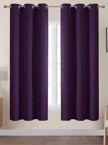 VEHEDE Bộ 2 rèm che nắng có lỗ, rèm che nắng mờ, rèm cách nhiệt chống nóng, màu tím - Lila - Xem 27