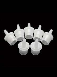 HMQ beauty Tappi sigillanti per bottiglie di colla per estensioni ciglia - Senza elettricità, riutilizzabili e a prova di perdite per contenitori di adesivo, facili da applicare, confezione multipla di tappi di ricambio per salone di bellezza