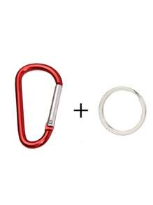 1/6/9个装铝合金D型环登山扣，大号登山扣带钥匙扣，徒步配件，迷你登山扣，钥匙扣，适用于背包、手提包、书包，哥特Y2K风格 - 彩色 - 查看 20