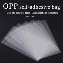 sealsuer 100 piezas Bolsas de celofán transparentes autoadhesivas y reutilizables selladas, de 2 a 13 pulgadas, adecuadas para regalos, presentes, bolsas para joyas, viajes, almacenamiento, empaque, regalos, envío, días festivos, entrega de regalos