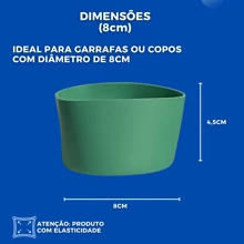 Bottle Protector Silicone Base Accessory To Protect Bottle - Cam 8cm - Xem 8