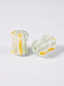 1 paar glazen intersperse bloemen oordopjes en tunnel oor expander stretcher oormeters mooie taille stevige body piercing sieraden voor mannen en vrouwen dagelijks dragen 6-30mm