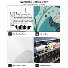 Bộ 3 bức tranh vải canvas in hình Chúa Jesus không khung, trích dẫn lời cầu nguyện của Cơ đốc giáo, tranh nghệ thuật tối giản treo tường cho ký túc xá, căn hộ, phòng ngủ, phòng khách, trang trí nhà hiện đại - Nhiều màu - Xem 8