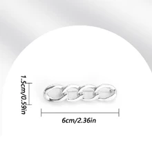 1 pièce/2 pièces/3 pièces/7 pièces 6 styles polyvalents boucle détachable de ceinture pour pantalons, jeans, boucle de réduction de taille métallique à la mode réglable, sans couture nécessaire, resserrage de taille, resserrage de manchette de chemise, broche décorative