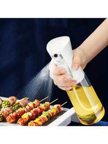 1pc PET Oil Spray Bottle, 200ml/300ml/500ml, Pulverizador de óleo de cozinha para Air Fryer, Assar, Fritar, Churrasco, Salada, Cabeleireiro