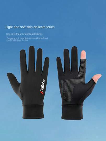 1 Pair Of Touchscreen Gloves Ladies Gloves For Women Men Female Male Work Golf Football Motorcycle Baseball Gardening Mma Fishing Workout Gym Tactical Mechanix Driving Riding Glove