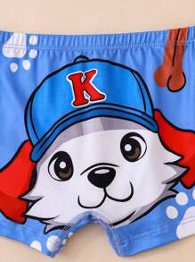 Chatreadl 男童平角内裤 4 件套 可爱酷炫卡通小狗图案四季套装 - 彩色 - 查看 7