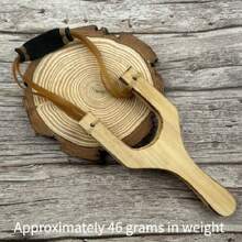 [弹弓] 1 件中国复古手工木制弹弓，适合 18 岁以上成人，3 种款式可选，热门旅行工艺品 - 彩色 - 查看 5