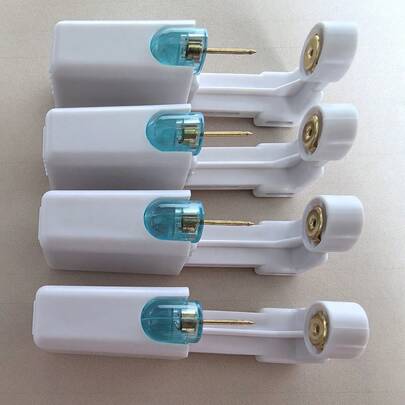 1-24pcs Disposable Easy-To-Use Painless Nose & Ear Piercing Gun, Suitable For Women Piercing Jewelry Accessories