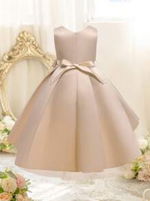 Young Girl Dress Tank Dress Princess Dress Mesh Flower Children Dress Girls Party Dress