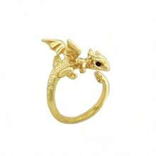 Crochet Rings For Finger Crochet Tension Ring Adjustable Flying Dragon Crochet Ring Yarn Tension Ring For Crochet With Box