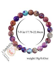 1pc Easter Day Gifts For Women Men , Christian Gifts For Friend Family, Rabbit Bunny Style Easter Catholic Religious Christian Jewelry - Natural Stone - View 4