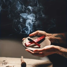 5/10pcs 4 Inch Dragon's Blood Palo Santo Holy Wood Incense Sticks, Powerful Purification, Protective Amulet, Stress Relief, Meditation, Ritual, Home Decor, Party Decoration For Cleansing Spaces And Meditation, Gift