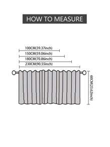 1 件复古樱桃刺绣流苏薄纱窗帘，轻质农舍风格咖啡厅窗帘，适用于厨房、客厅、办公室家居装饰 - 紅櫻桃 - 查看 2
