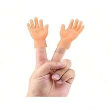 1 Pair Creepy Mini Fake Hand, Funny Prank Toy, Sticky, Tiny Object - Multicolor - View 4