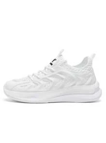 Men's Fashion Casual Sports Shoes, Breathable Shock-Absorbing Running Sneakers, Lightweight Non-Slip Walking Shoes