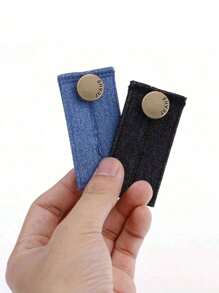 Extensores de cintura ajustables con botones - Desmontables, adaptables para pantalones de hombres y mujeres, ganchos largos, juego de extensores de botones para pantalones vaqueros y cinturón, herramienta de costura práctica, ensanchadores de cintura ajustables para hombres y mujeres