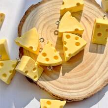 10/20 chiếc Mặt dây chuyền nhựa hình bánh mì nướng và đĩa chuối hoạt hình dễ thương - Trang sức thực phẩm mini, Hoa tai, Vòng cổ, Móc khóa - Quà tặng sáng tạo cho người yêu ẩm thực, Thiết kế tinh tế, Tay nghề thủ công tinh xảo - Nhiều màu - Xem 13