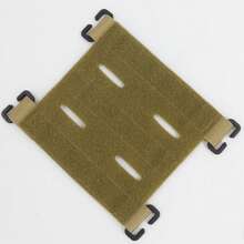 Parches con gancho de sujeción y panel, accesorios de visualización de parches tácticos para DIY de insignias, mochilas, sistema de chaleco táctico, adaptador de panel, gancho y panel