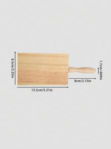 1piece Wooden Friction Board Italian Tool Dough Board Baking Striped Shape Mold Spiral Chewing Board