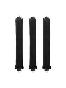 1 pieza /Set de 3 rodillos para el cabello, rodillos rizadores sin calor de satén, diadema rizadora y rizador caliente, elásticos, suaves y duraderos para dormir